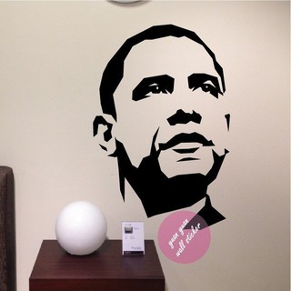 【源遠】美國總統歐巴馬【P-25】(S，高=60cm)壁貼 Obama Jr 美國民主黨 第44任 非裔美國總統 黑人
