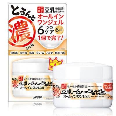 日本代購🇯🇵豆乳美肌六合一多效保濕凝膠霜-100g