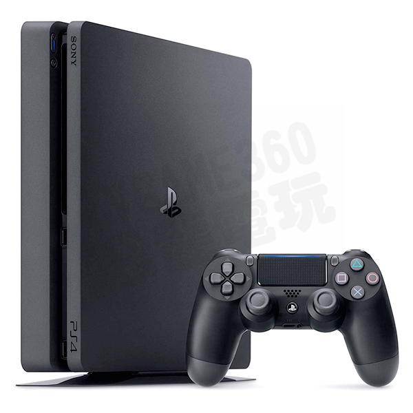 【二手主機】SONY PS4 SLIM 2017B 500G 極致黑 附原廠無線手把+HDMI線+電源線+USB線 裸裝