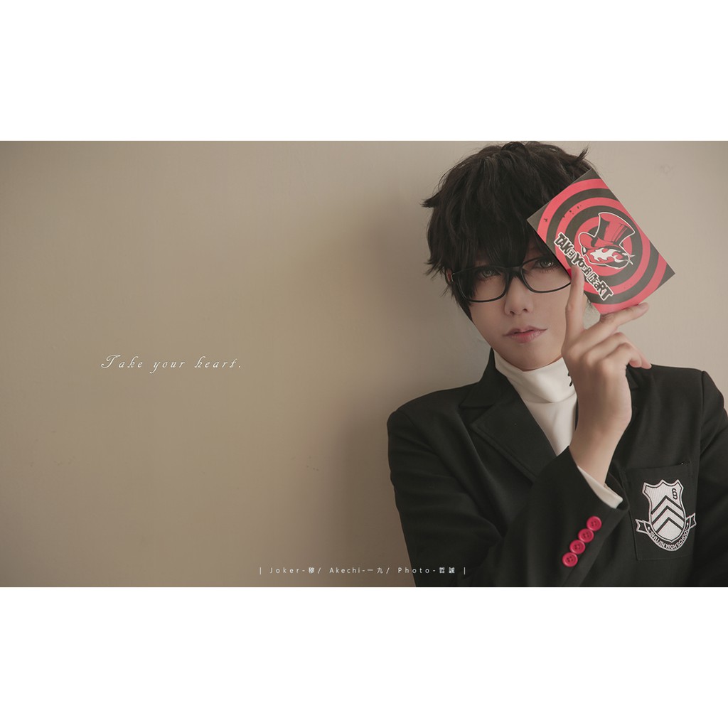 藍羊窩 女神異聞錄p5男主角主人公来栖曉 制服cosplay服装定制 蝦皮購物