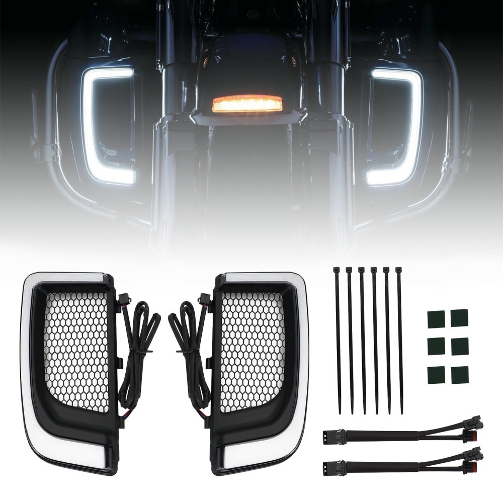 哈雷Electra FLH/T Road Glide 工具箱護腿燈-極限超快感