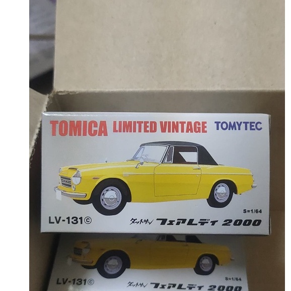 (現貨)Tomytec Tomica Limited LV-131c Datsun Fairlady 2000 黃 大發