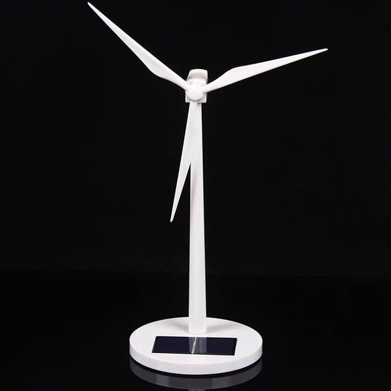 【優品上新】太陽能風車模型風力發電機科學發現探究科技館擺件diy小實驗Cute蒂咔朵*