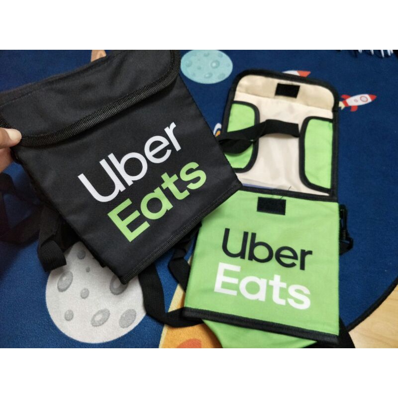 2個合售 UberEats外送帆布小背包/小小外送員背包/迷你背包 萬聖節