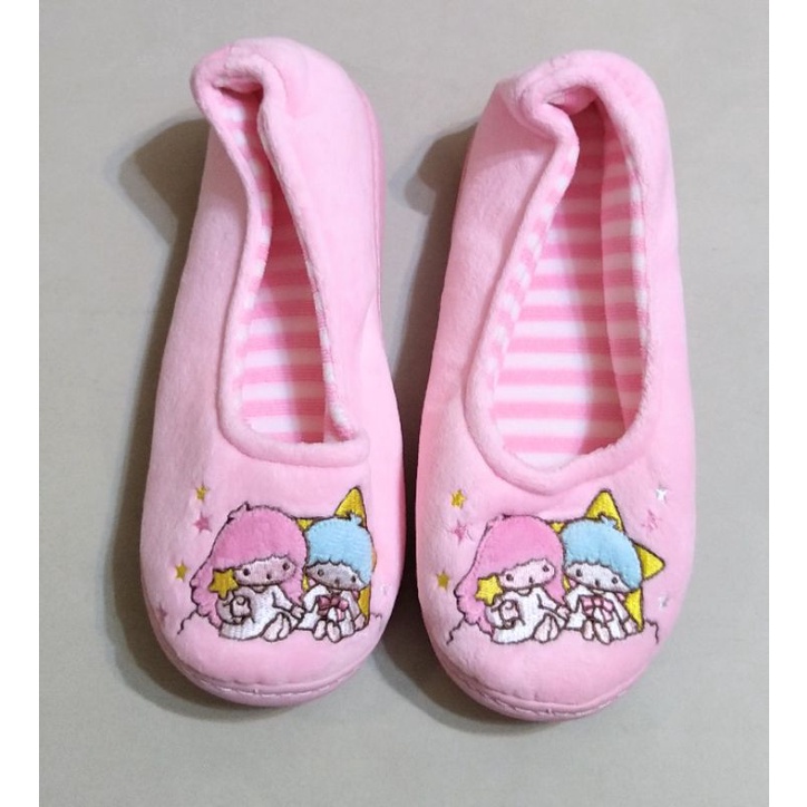雙子星 雙星仙子 星星小孩  粉色 粉紅色 毛絨 室內拖鞋 拖鞋