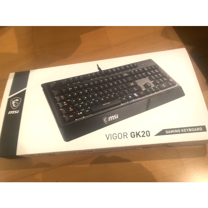 MSI 微星 VIGOR GK20 TC 電競鍵盤 機械式鍵盤 薄膜鍵盤 鍵盤 遊戲鍵盤 RGB