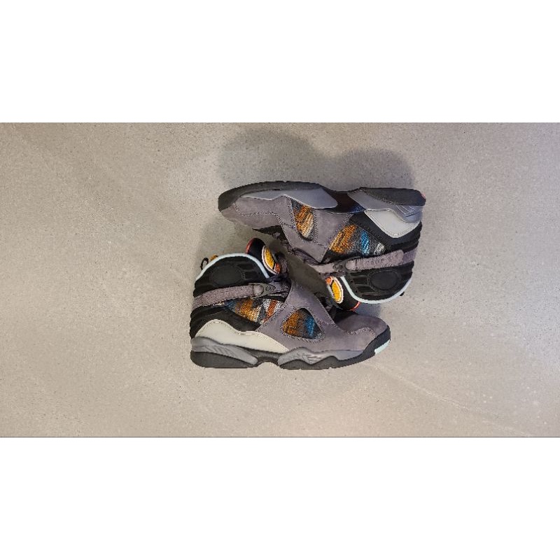 全新 us10.5 aj8 Jordan 8 代 Retro SP N7 聯名 Pendleton