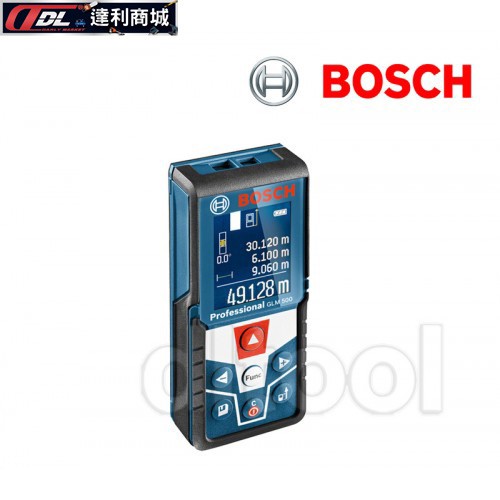 [達利商城]德國 BOSCH GLM500 50米 雷射測距儀 GLM 500 附加水平尺功能 加贈保護套