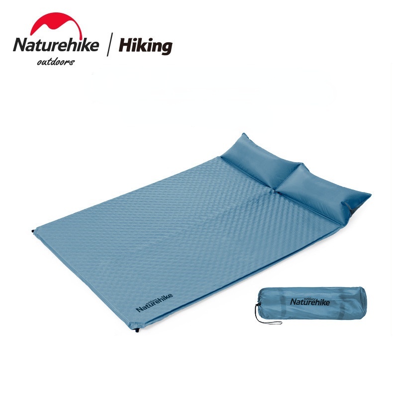 Naturehike NH 戶外單人雙人自動充氣墊 防潮墊 帳篷睡墊 地墊 充氣床墊帶枕頭 2人 兩人