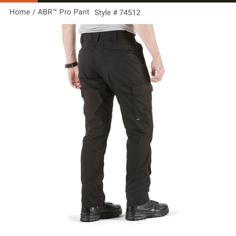5.11 ABR™Pro Pant 戰術褲（男用）#74512。顏色:019黑（原廠公司貨於美國官網購入）