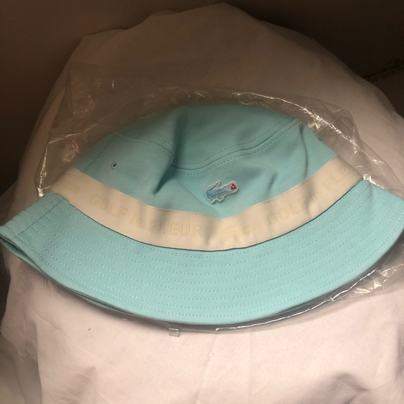 (Jbro2hand)現貨 golf le fleur x Lacoste 水藍漁夫帽