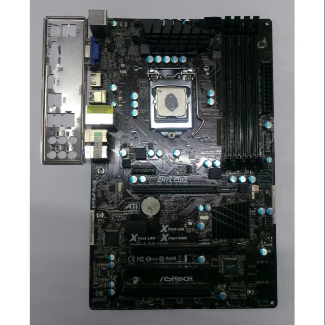 Intel 3代1155腳位主板 ZH77 + I7-3770 CPU 良品