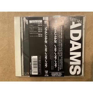 Bryan Adams Live！Live！Live！1994年日本版CD 附側標