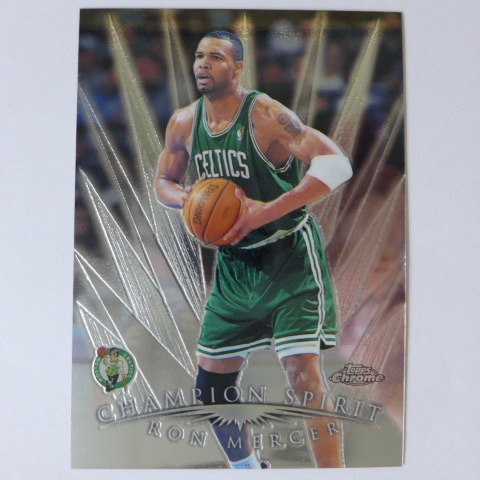 ~ Ron Mercer ~NBA球星/朗·默瑟 1999年Chrome.金屬設計.特殊卡