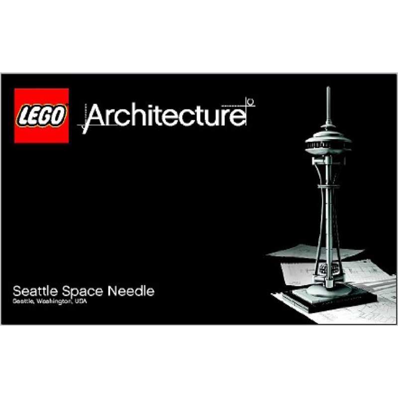 LEGO 21003 西雅圖太空針塔 二手 無盒無書