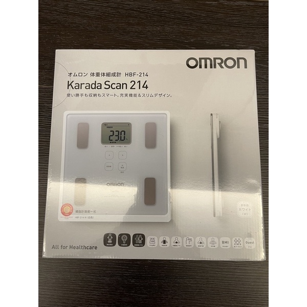 OMRON 體脂計 HBF-214 （白色）