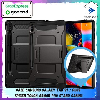 SAMSUNG 手機殼三星 Galaxy Tab S8 S7 Plus Spigen Tough Armor Pro 支