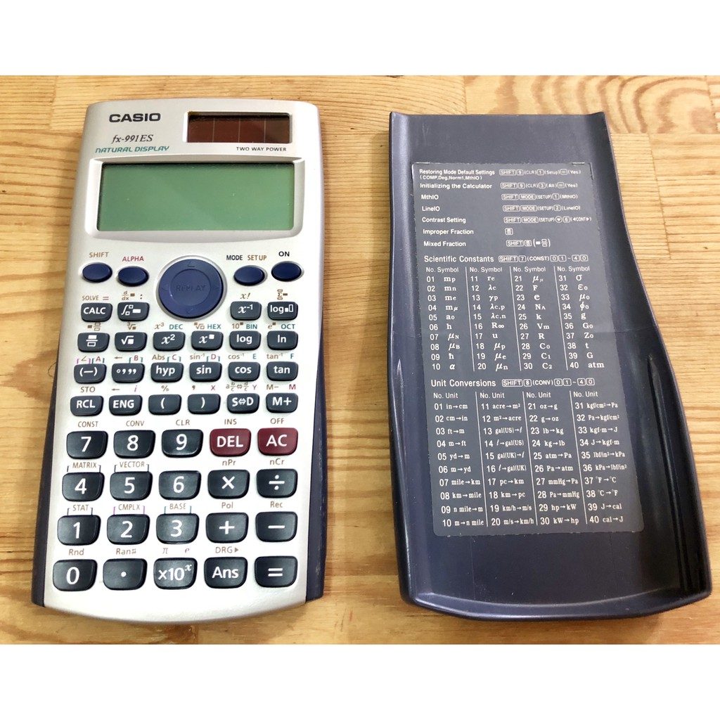 二手 Casio Fx 991es 工程計算機 買來即用 已裝上測試用新電池 蝦皮購物