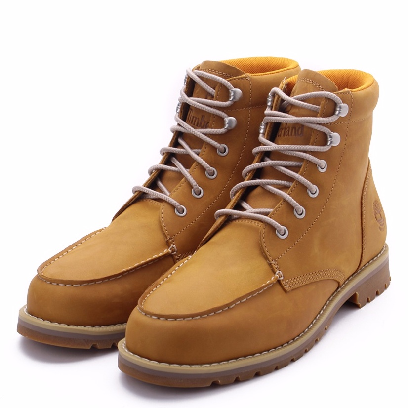 Timberland 男鞋 小麥棕色 全粒面革 戶外 防水 中筒靴 A2EE3 橡膠 牛皮 抓地力 休閒 穿搭 街頭