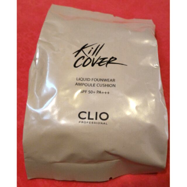 孔孝真代言的CLIO Kill Cover水潤安瓶精華氣墊粉餅補充包