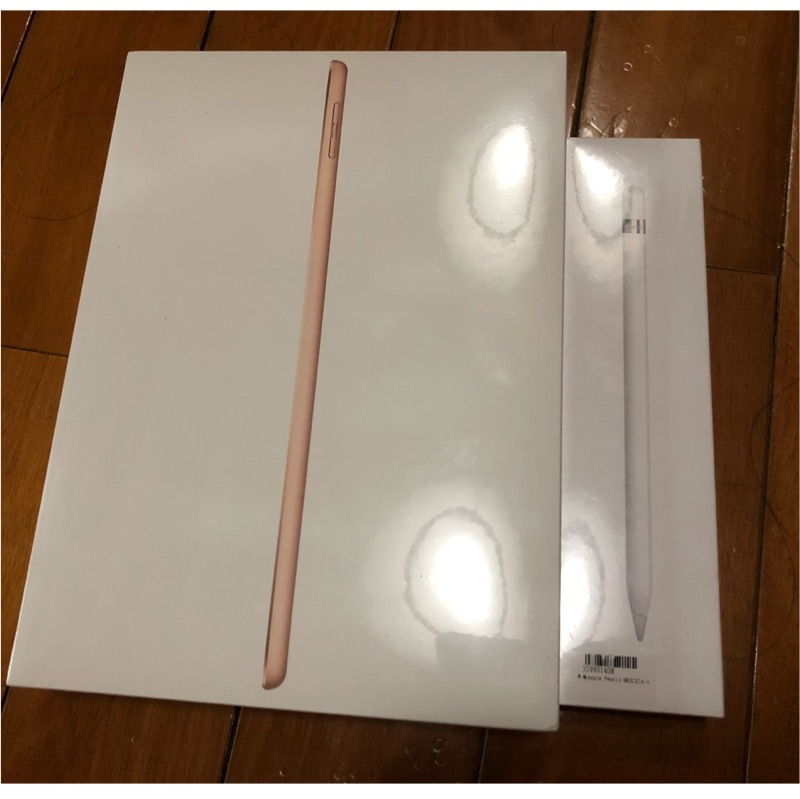 全新 Apple Pencil + iPad Air 2018 第六代 台灣公司貨 32G WiFi 金色