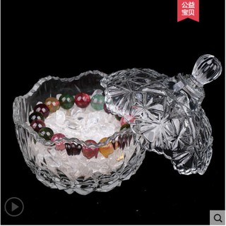 【樂購潮流鋪】高品質天然白水晶消磁石水晶碎石手鏈靈擺淨化石消磁碗供佛供曼紮