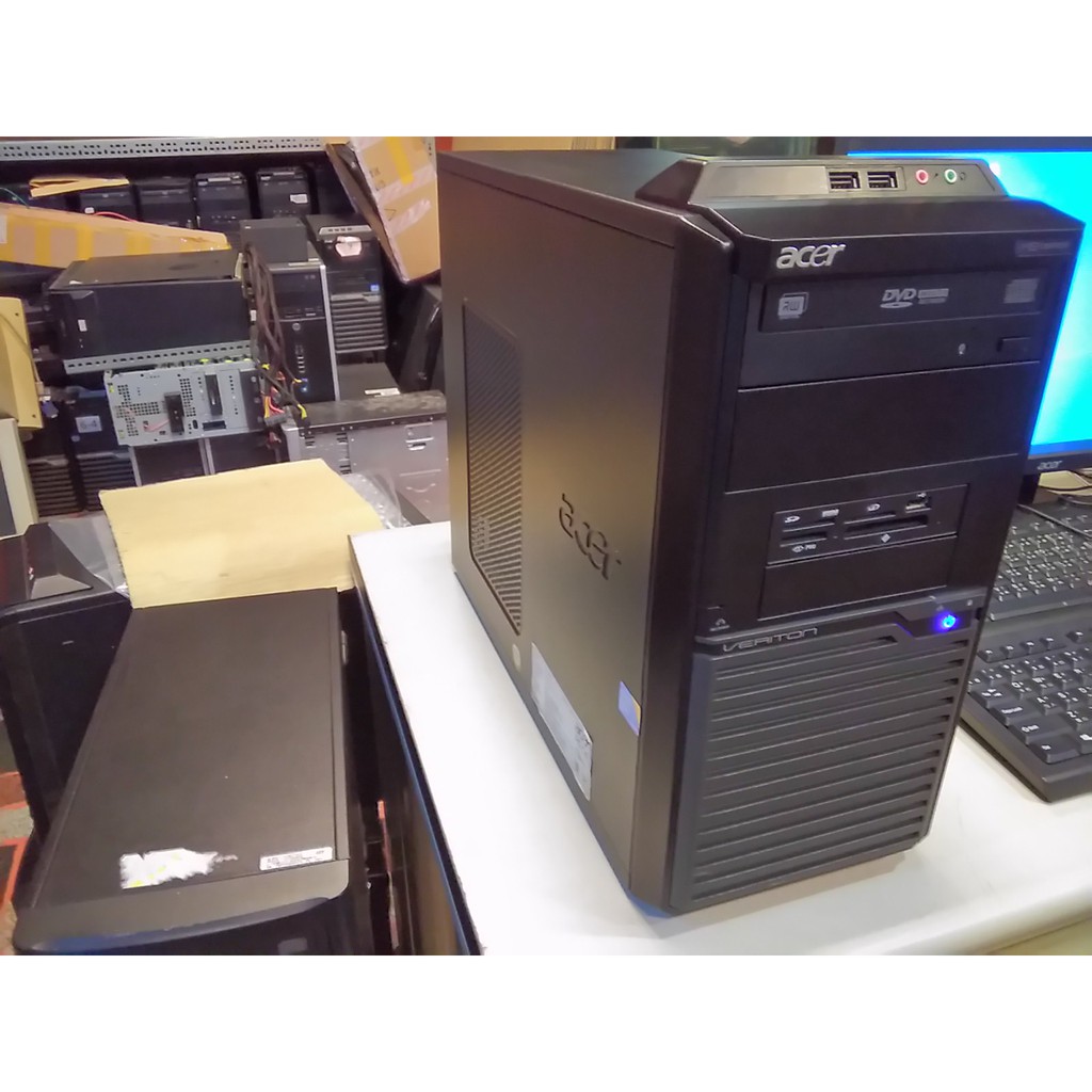 ACER 四核心 Q8200 電腦主機 正版WIN10 /RAM4G/ 500G HDD 燒錄機(自取折扣200元)