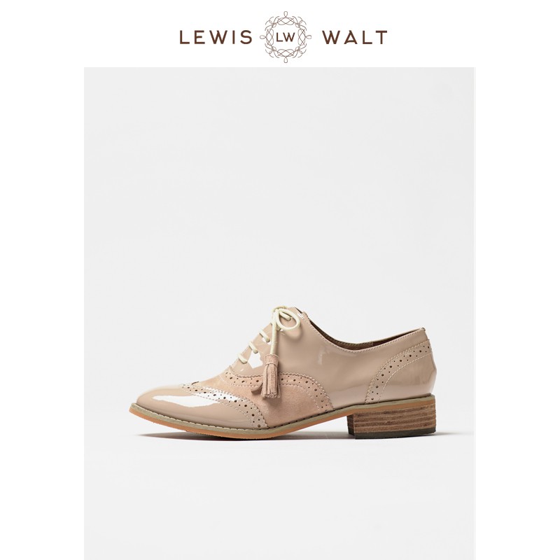 【Lewis Walt】進口羊漆皮經典牛津鞋