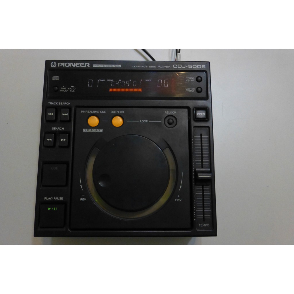 (奇哥器材) 先鋒牌 CD播放機, Pioneer CDJ-500S 經典款上掀DJ用播放機 ----- 二手商品