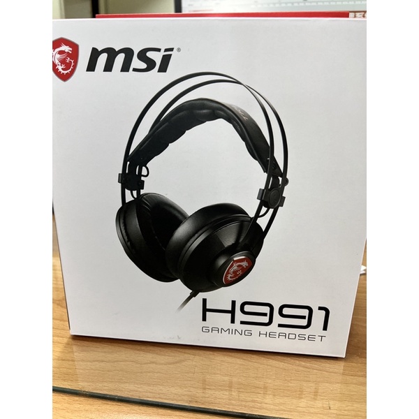 msi 微星 GAMING HEADSET H991 電競耳機 耳麥 耳罩式 耳機麥克風