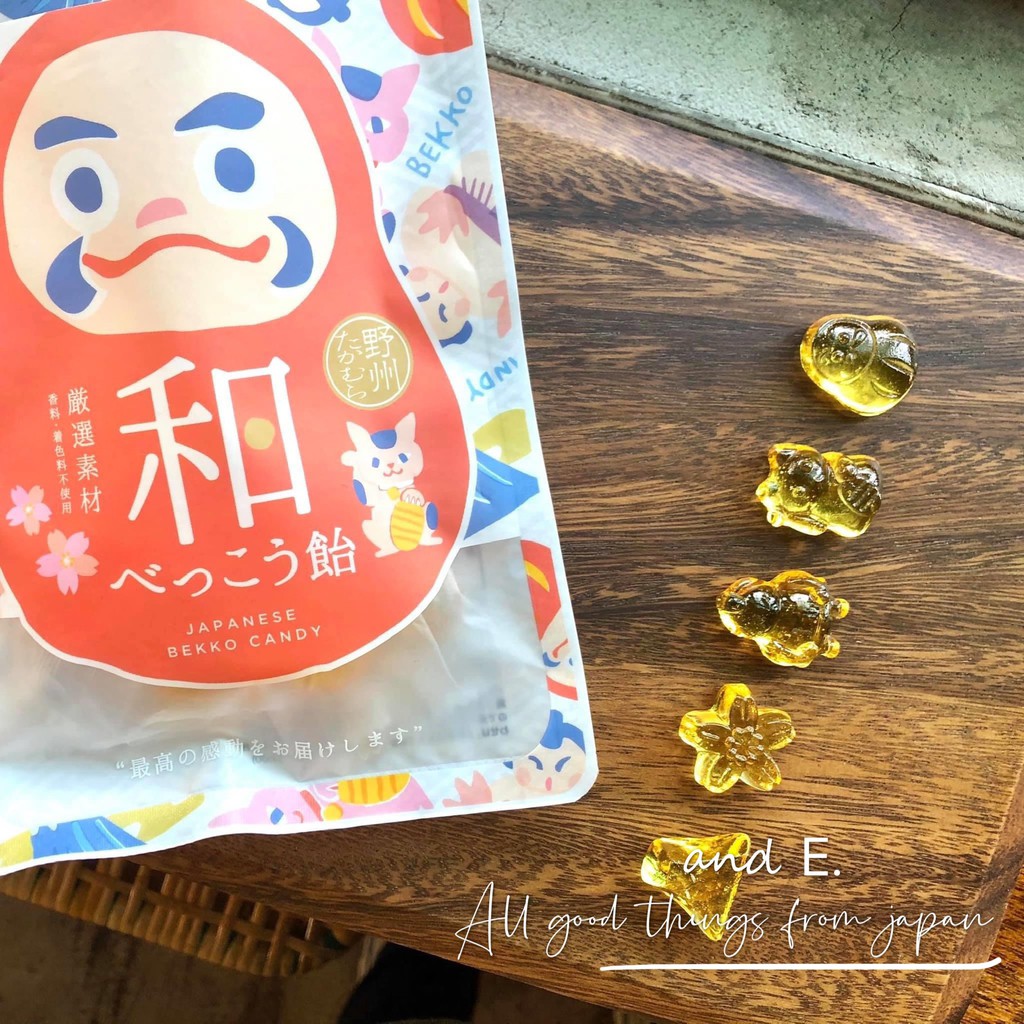 And E 現貨 日本野州和べっこう飴和風造型黃金糖傳統金飴糖日本祭典福物造型無添加糖果 蝦皮購物
