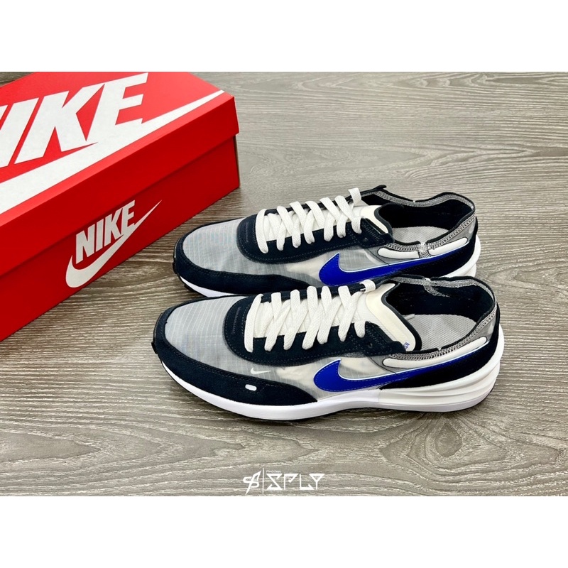 【Fashion SPLY】Nike Waffle One 黑藍 休閒鞋 DD8014-003