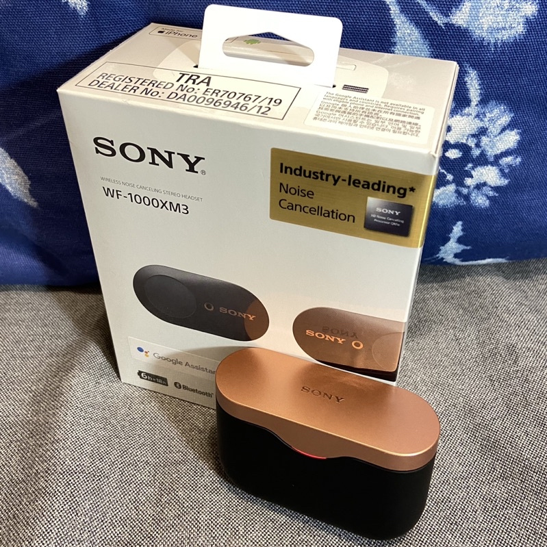 SONY WF-1000XM3_真無限降噪藍芽耳機(二手九成新,保固內)