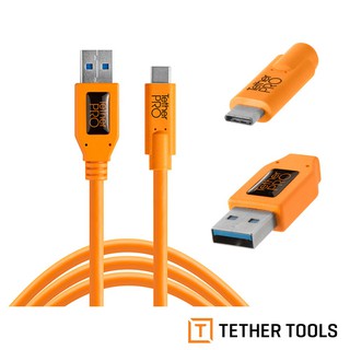 Tether Tools CUC3215-ORG USB 3.0 轉 USB-C 4.6M 傳輸線 廠商直送