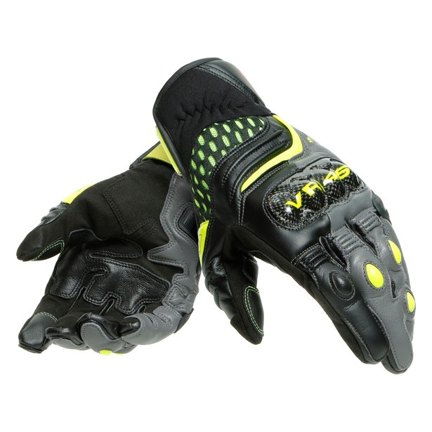 任我行騎士部品 DAINESE VR46 SECTOR SHORT GLOVES 聯名款 碳纖維 夏季 皮布短手套