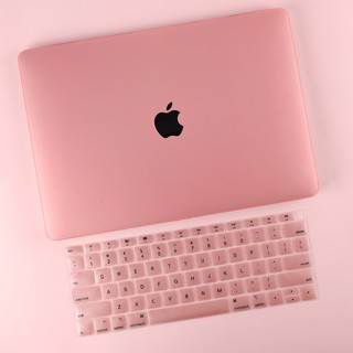 玫瑰金筆電保護殼 通用Macbook Pro 13 15 New Air A1932 A2179 金屬質感外殼 鍵盤膜