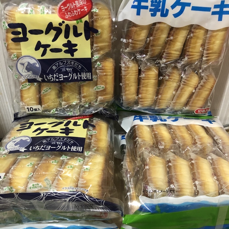 日本零食 幸福堂 牛奶蛋糕 海綿蛋糕 優格蛋糕 200克牛乳蛋糕 小蛋糕 200g 10個入