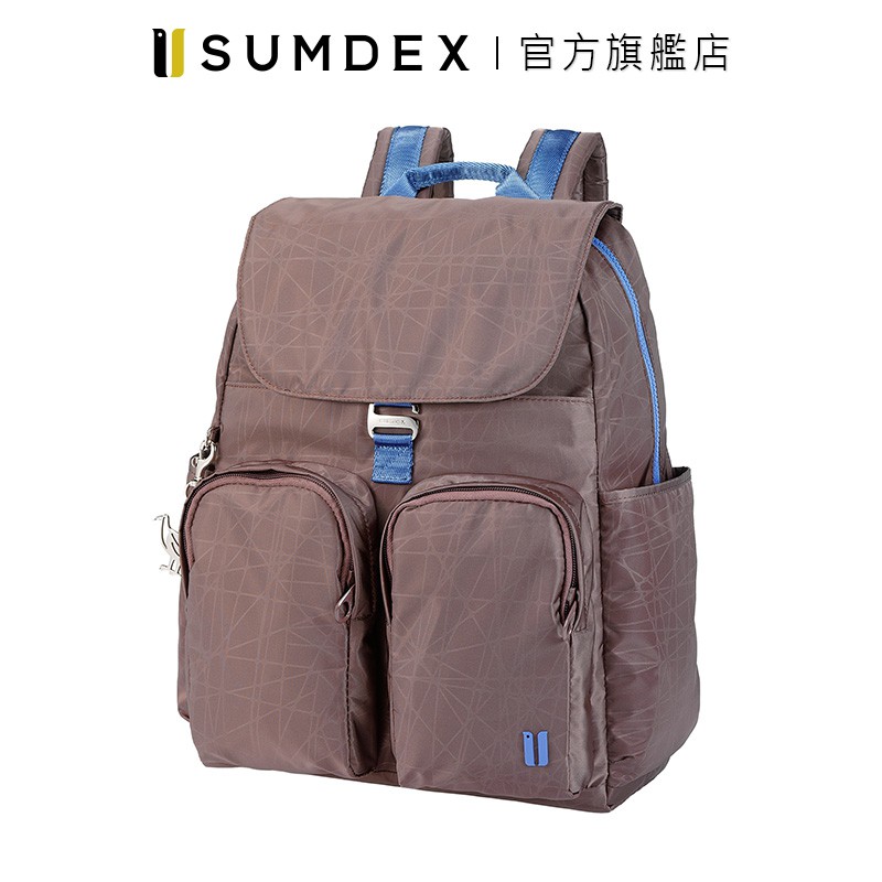 Sumdex｜樂.遊 樂活電腦後背包 NON-613DP 咖啡色 官方旗艦店