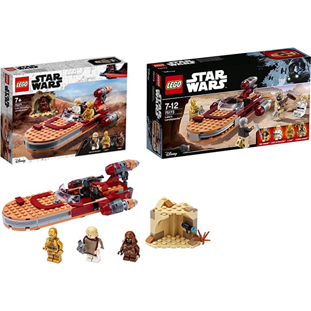 [大園拼哥] 全新現貨 LEGO 75271 75173 路克天行者的陸行艇 樂高 星際大戰 盒況一般