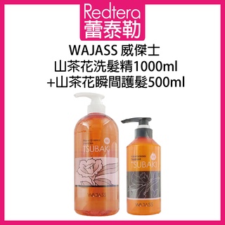 🔥蕾泰勒🔥 WAJASS威傑士 S5山茶花洗髮精1000ml +R1山茶花瞬間護髮 套組