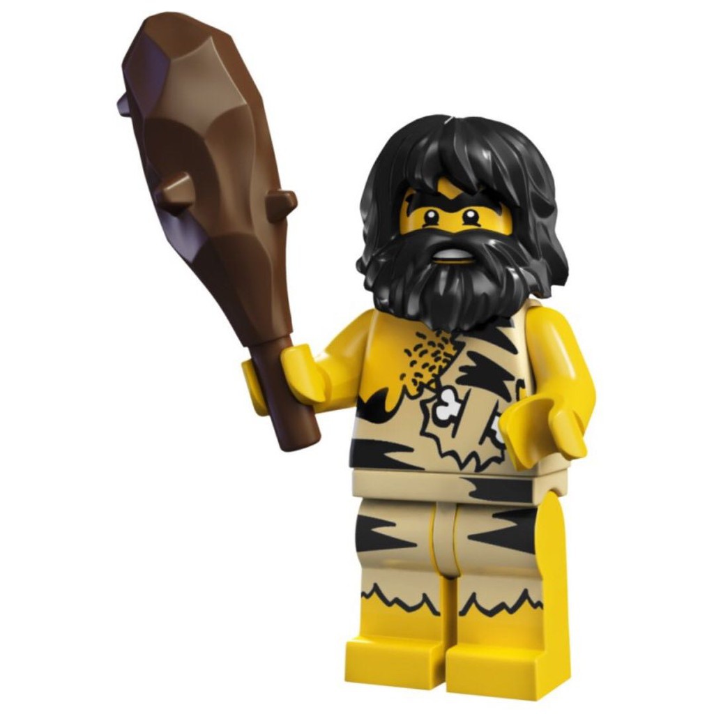 LEGO 樂高 第一代人偶包 8683 三隻合售 3號 Caveman 野人