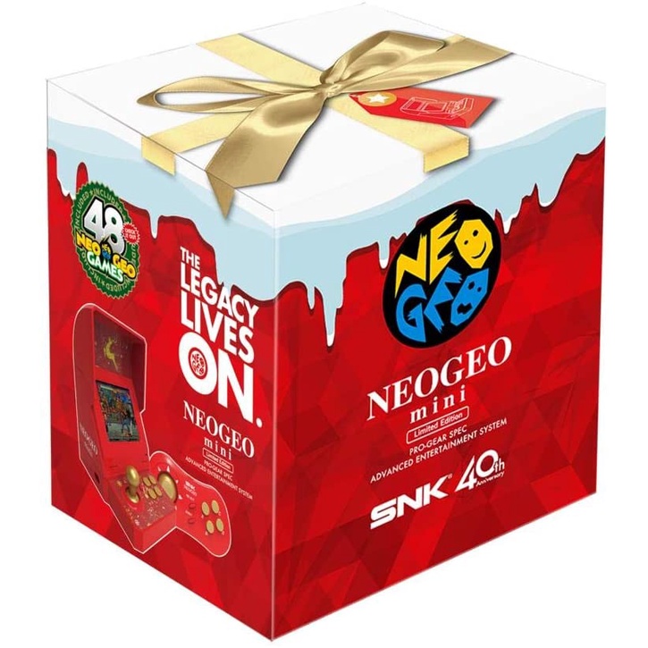 全新 日本SNK原廠品NEOGEO mini 聖誕限定版 （NEOGEO mini Christmas Limited)
