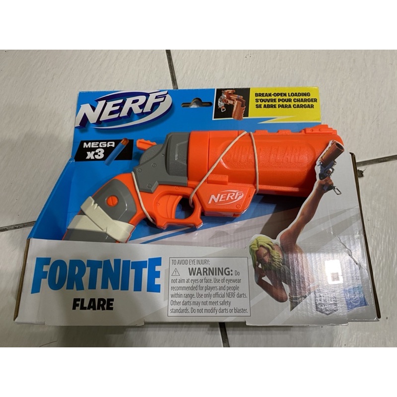 全新完整盒裝 橙（橘）機 Nerf Fortnite Flare  Blaster 信號彈發射器 要塞英雄