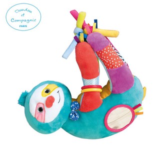 法國 Doudou 彩色樹懶鏡子玩具布偶23cm