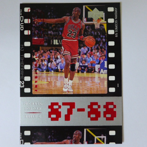 ~ Michael Jordan ~MJ喬丹/籃球之神/空中飛人/黑耶穌 1998年UD.底片設計.紀錄球員卡 ~11