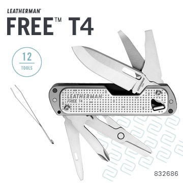 【angel 精品館 】Leatherman FREE T4 多功能工具刀 832686