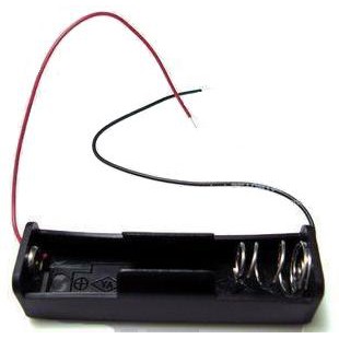 【666】A190=1節3.7V 18650電池盒帶紅黑線 帶線電池盒鋰電池盒 充電串聯使用 尺寸75.8*21.6*1