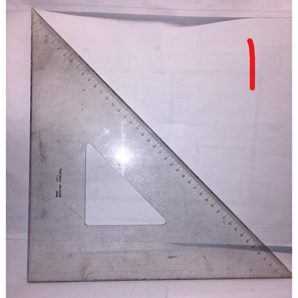 二手 製圖工具 勾配定規尺可調角度三角板斜邊三角尺三角板大三角板工業 工程 設計繪圖教學用專業繪圖用品 蝦皮購物