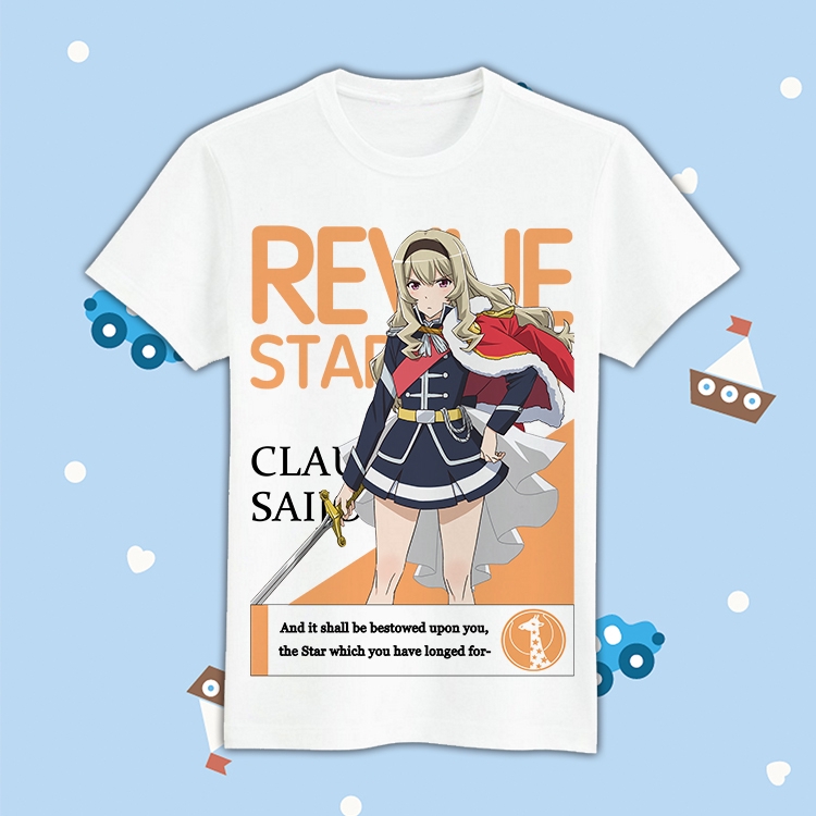 限時優惠 少女歌劇revue Starlight 天堂真矢二次元遊戲動漫周邊t恤衣服 蝦皮購物