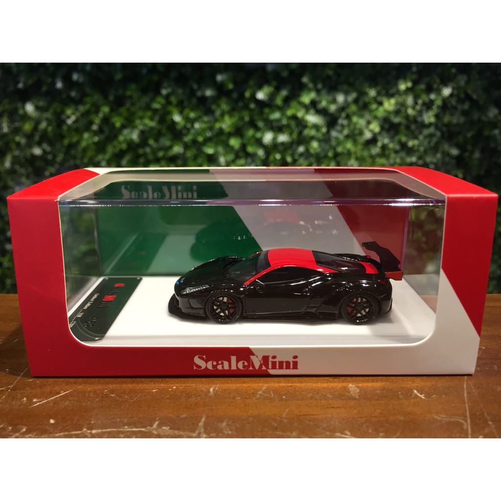 1 64 Scalemini Lb Works Ferrari 458 Black Sm Mgm 蝦皮購物